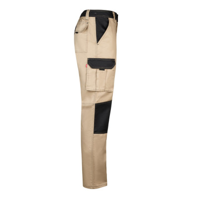VL NJORD. Two-tone multi-pocket twill trousers (240 g/m²), in cotton (35) and polyester (65)